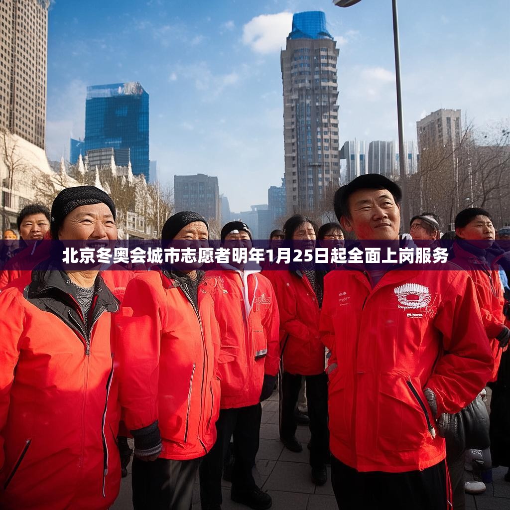 北京冬奥会城市志愿者明年1月25日起全面上岗服务