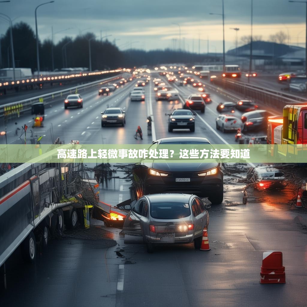 高速路上轻微事故咋处理？这些方法要知道