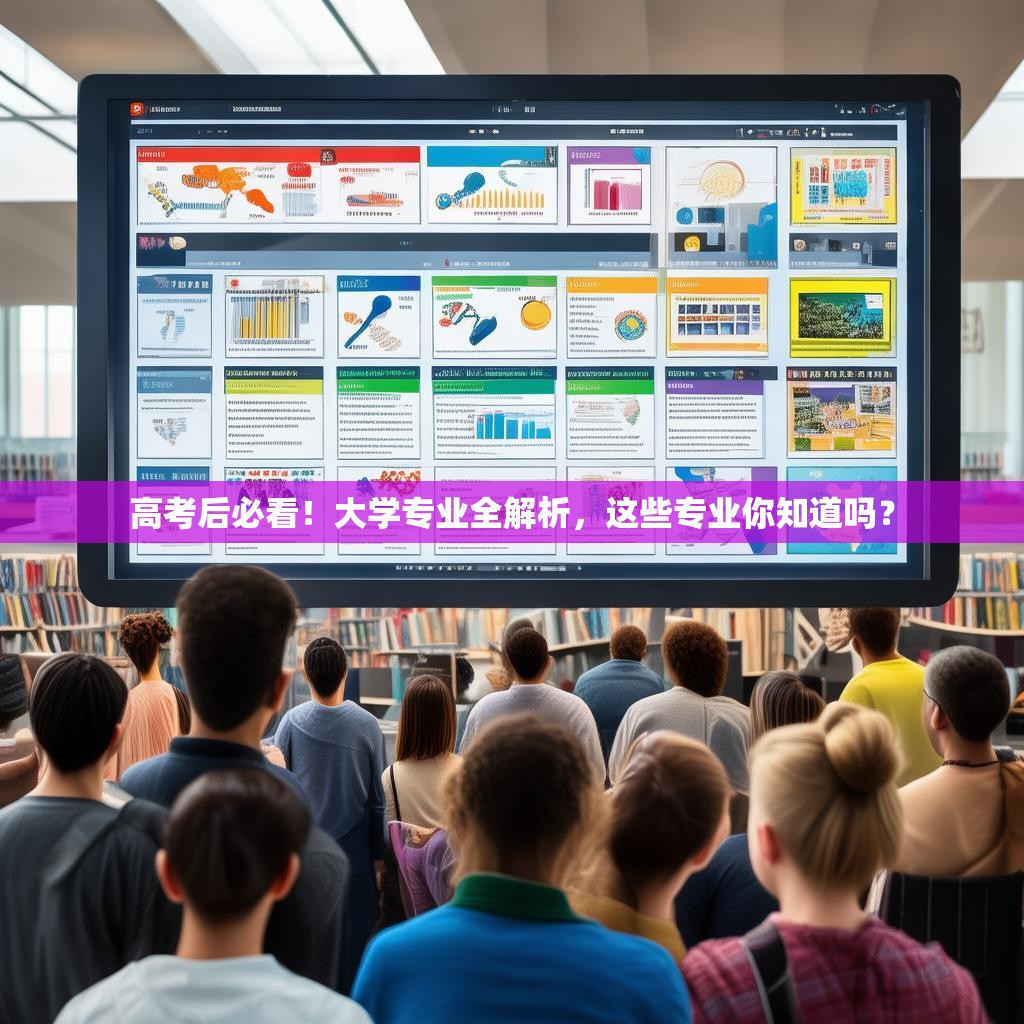 高考后必看！大学专业全解析，这些专业你知道吗？