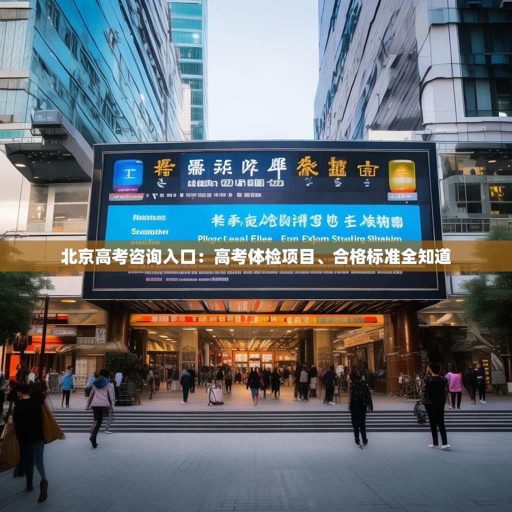 北京高考咨询入口：高考体检项目、合格标准全知道