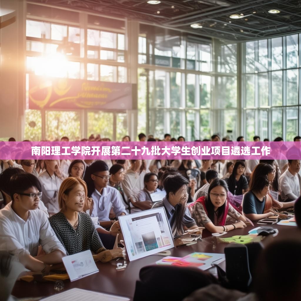 南阳理工学院开展第二十九批大学生创业项目遴选工作