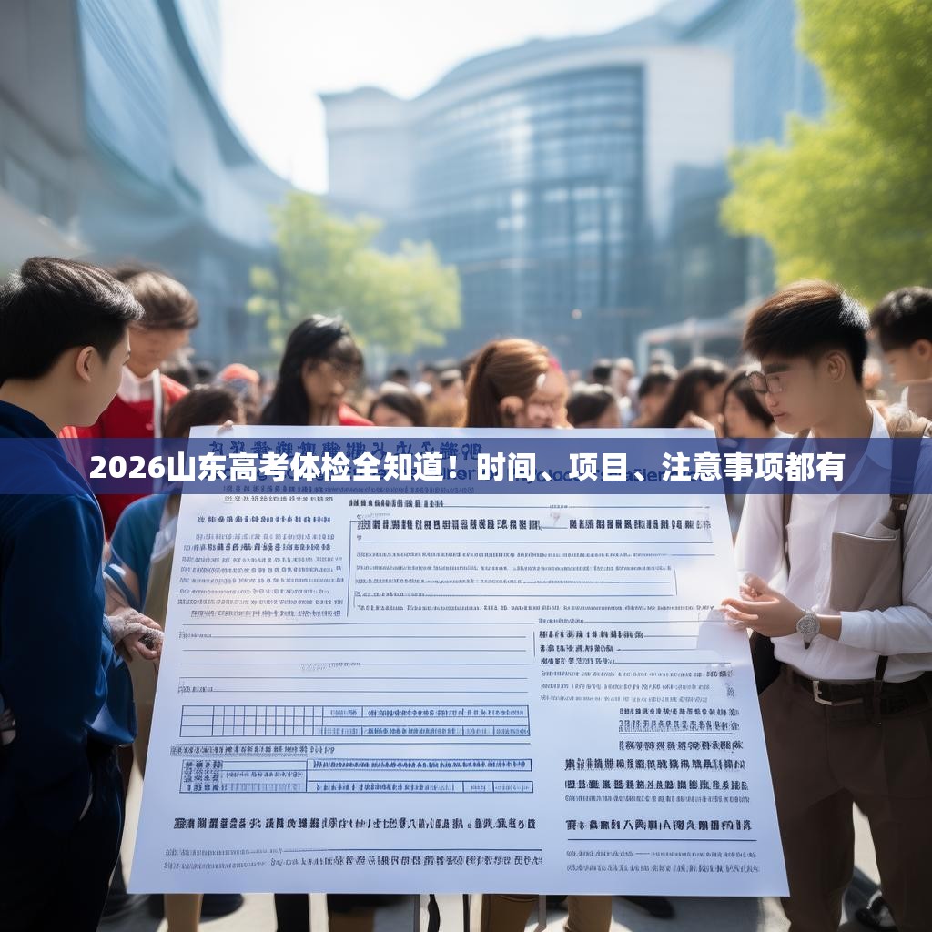 2026山东高考体检全知道！时间、项目、注意事项都有