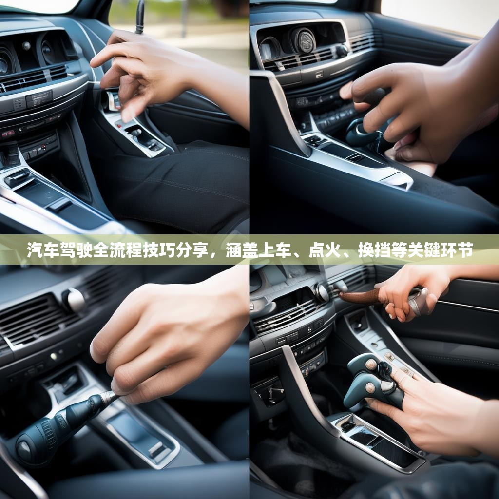 汽车驾驶全流程技巧分享，涵盖上车、点火、换挡等关键环节