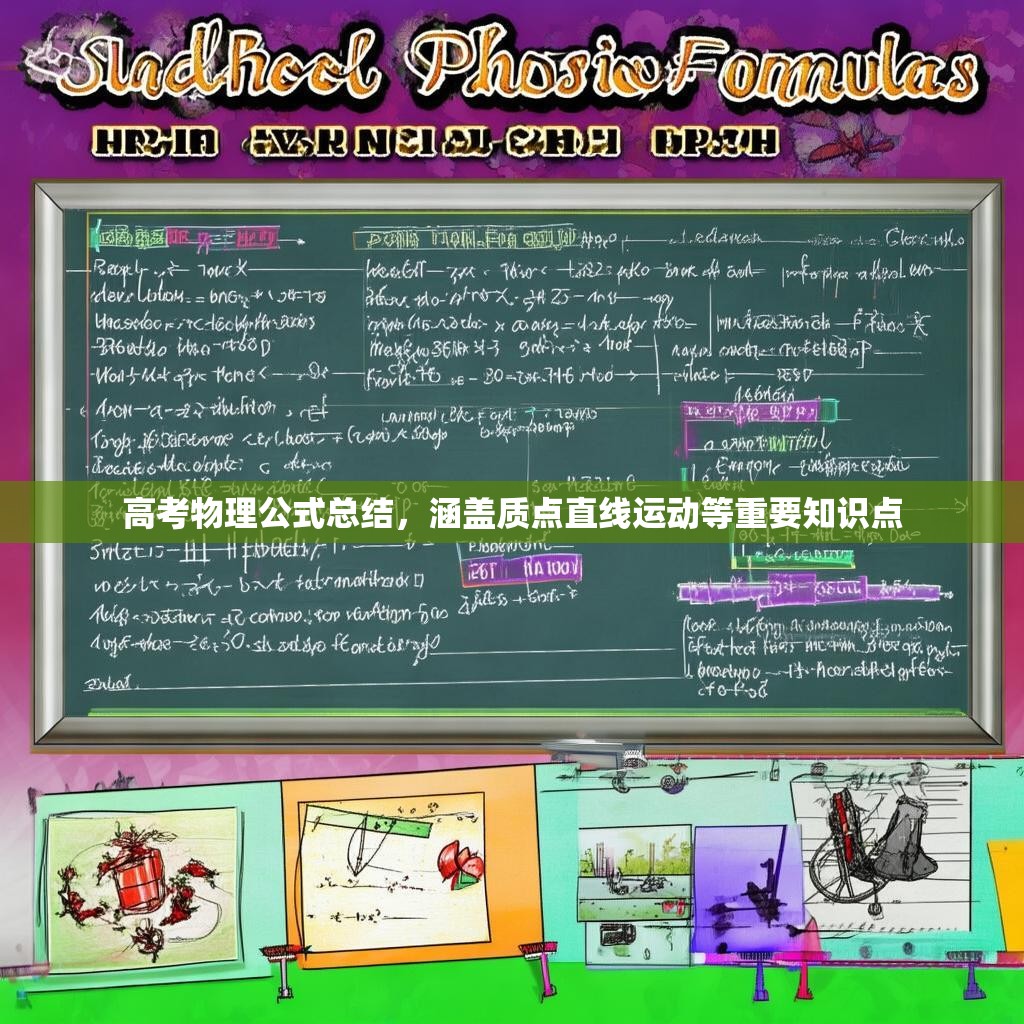 高考物理公式总结，涵盖质点直线运动等重要知识点