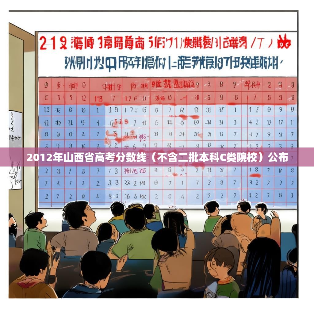 2012年山西省高考分数线（不含二批本科C类院校）公布