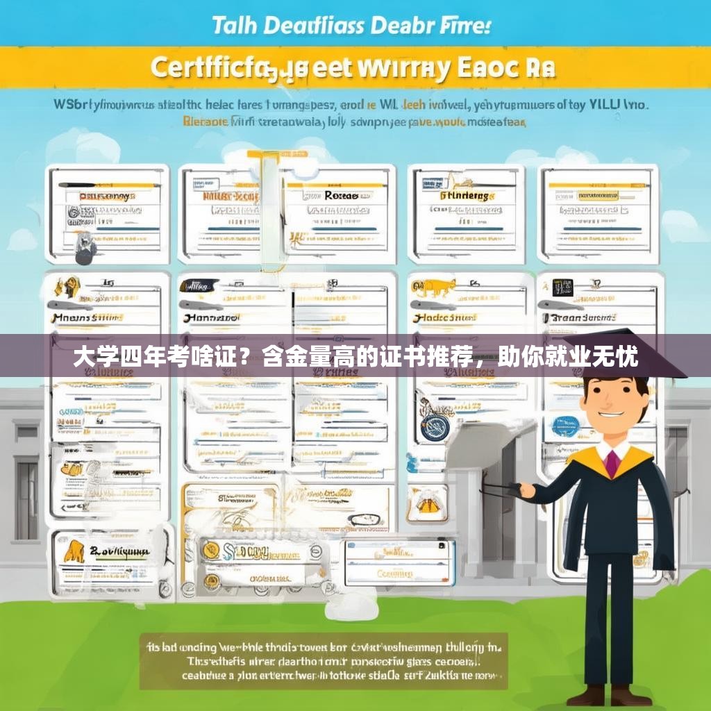 大学四年考啥证？含金量高的证书推荐，助你就业无忧