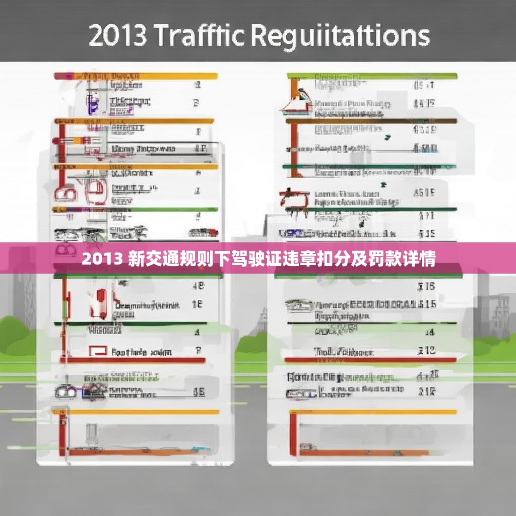 2013 新交通规则下驾驶证违章扣分及罚款详情