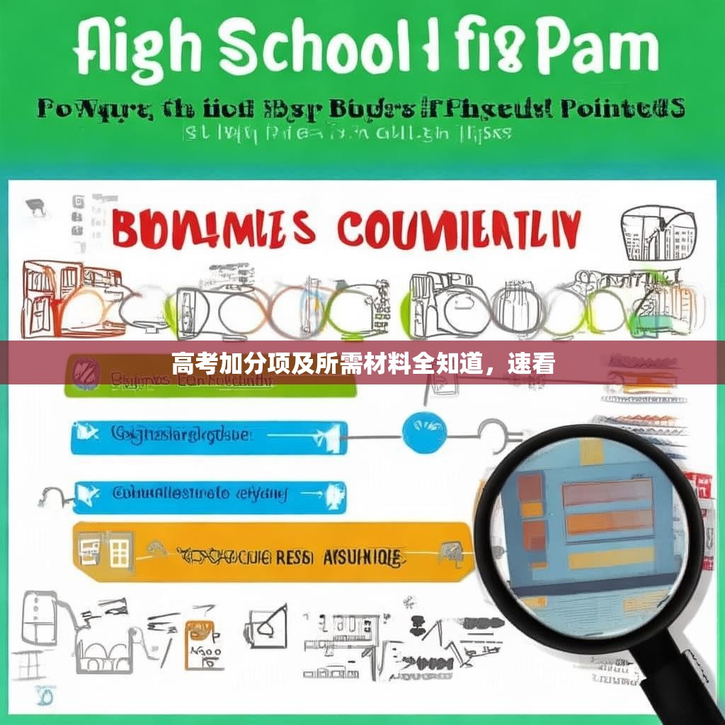 高考加分项及所需材料全知道，速看