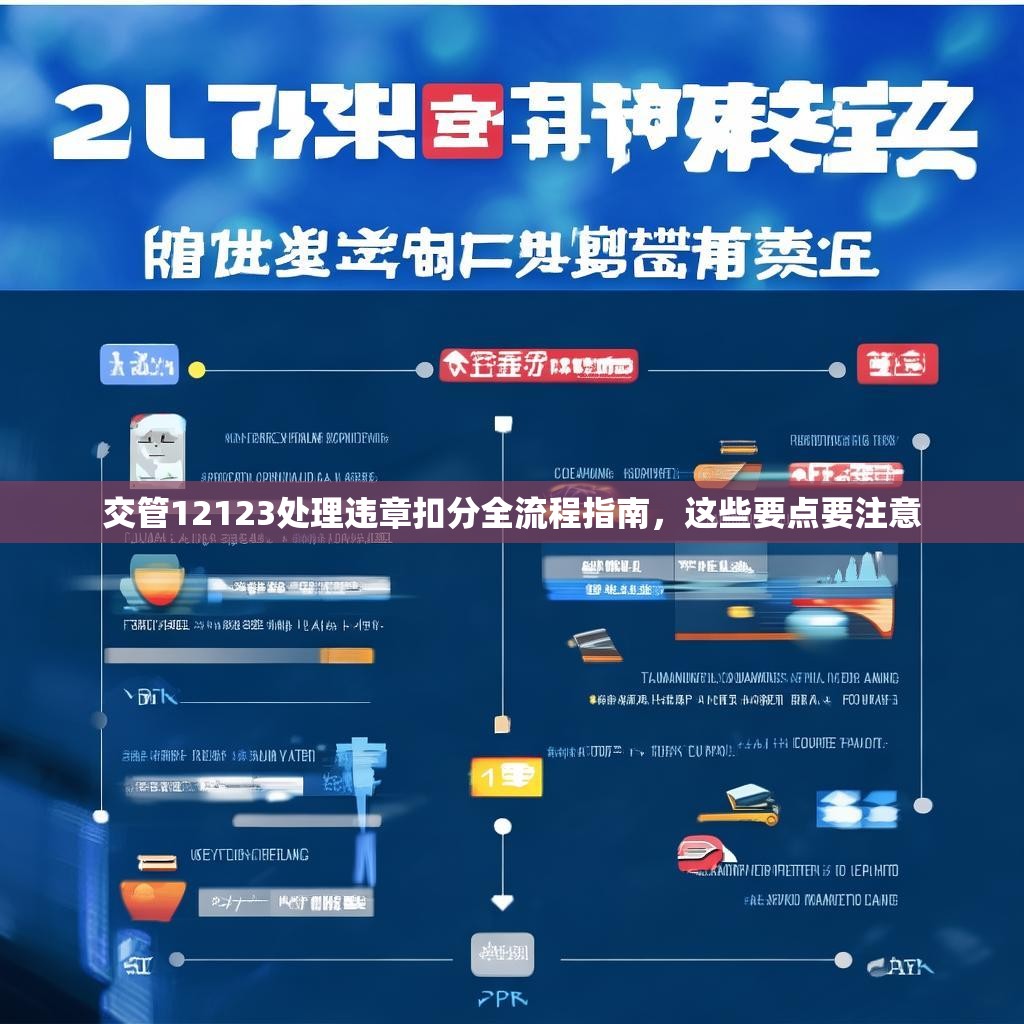 交管12123处理违章扣分全流程指南，这些要点要注意