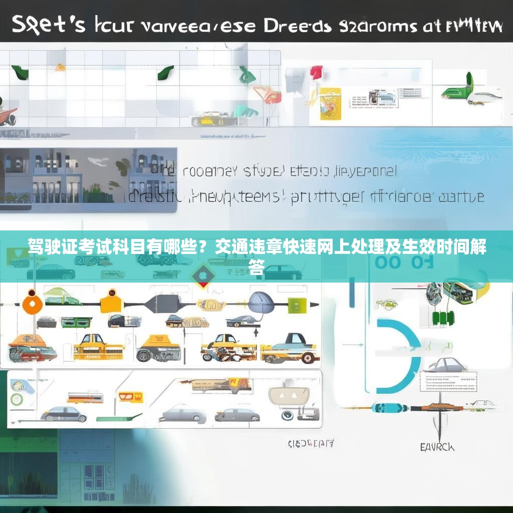 驾驶证考试科目有哪些？交通违章快速网上处理及生效时间解答