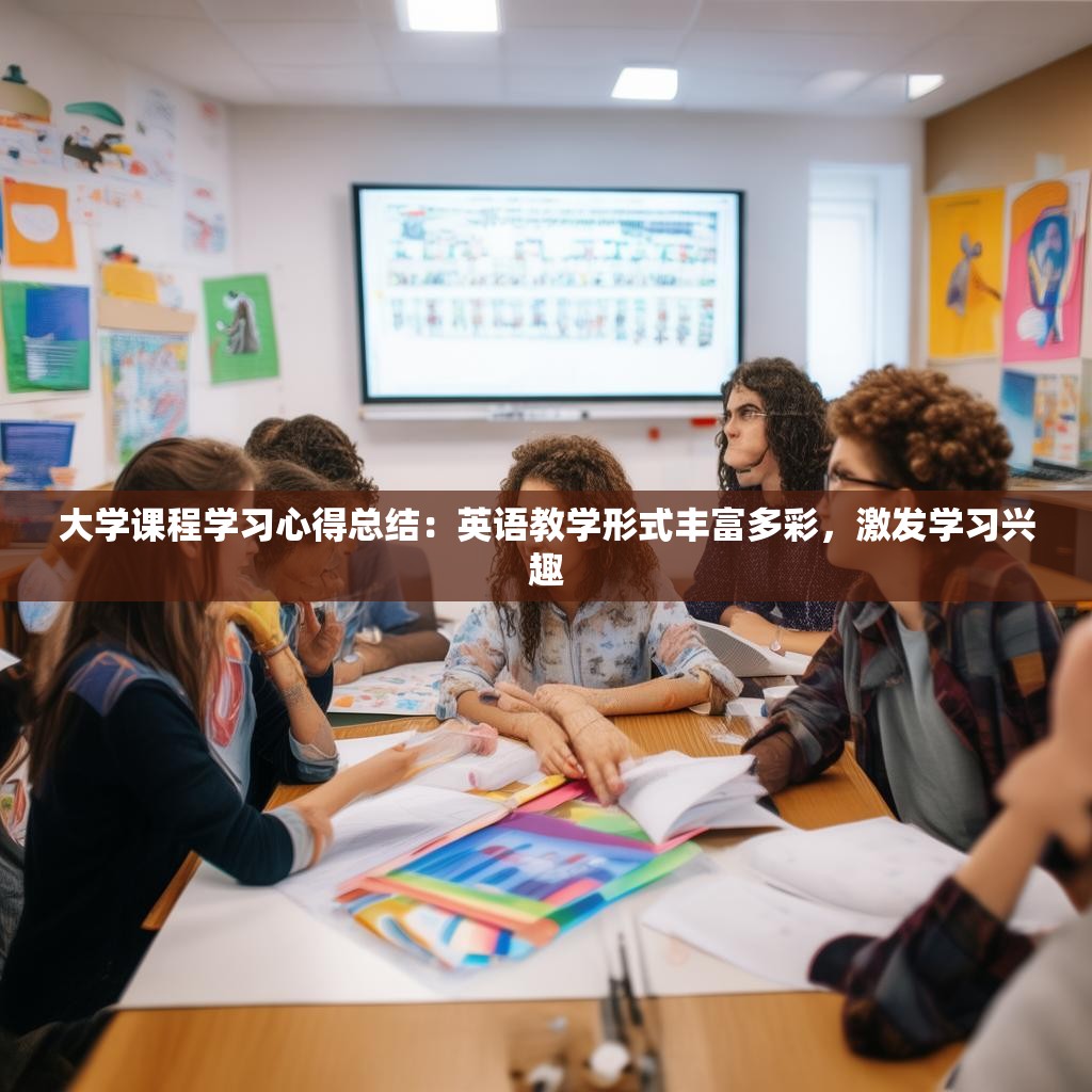 大学课程学习心得总结：英语教学形式丰富多彩，激发学习兴趣