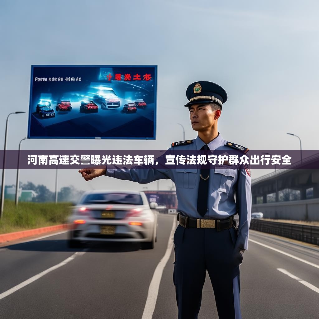 河南高速交警曝光违法车辆，宣传法规守护群众出行安全