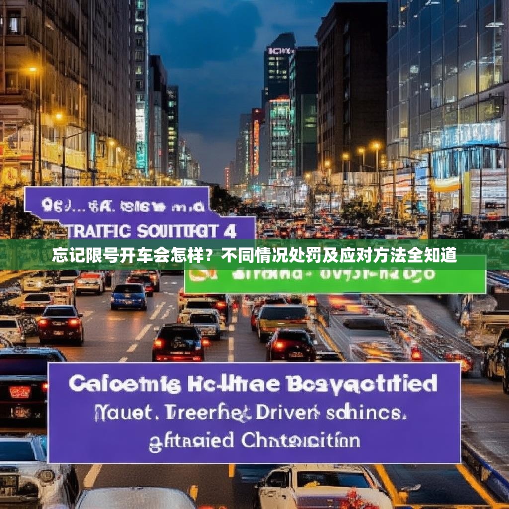 忘记限号开车会怎样？不同情况处罚及应对方法全知道