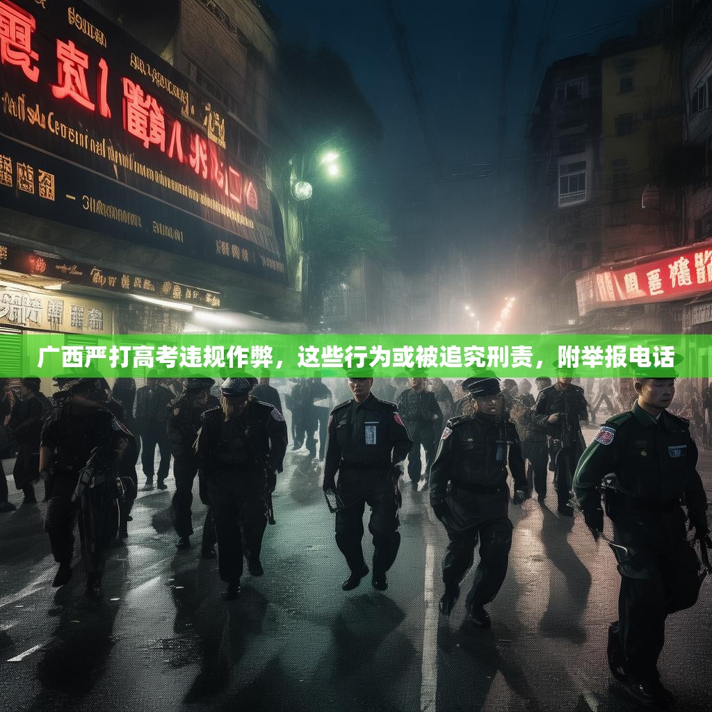 广西严打高考违规作弊，这些行为或被追究刑责，附举报电话