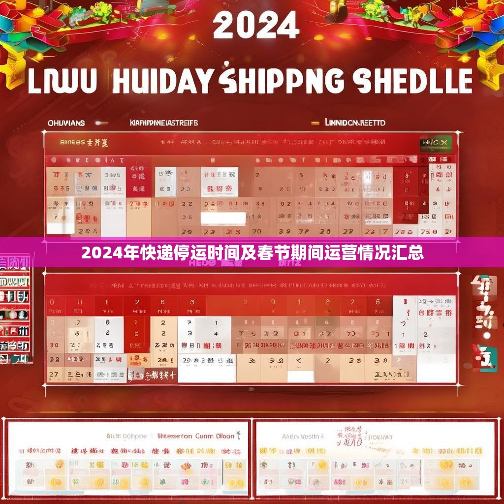 2024年快递停运时间及春节期间运营情况汇总