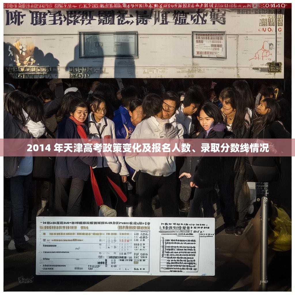 2014 年天津高考政策变化及报名人数、录取分数线情况