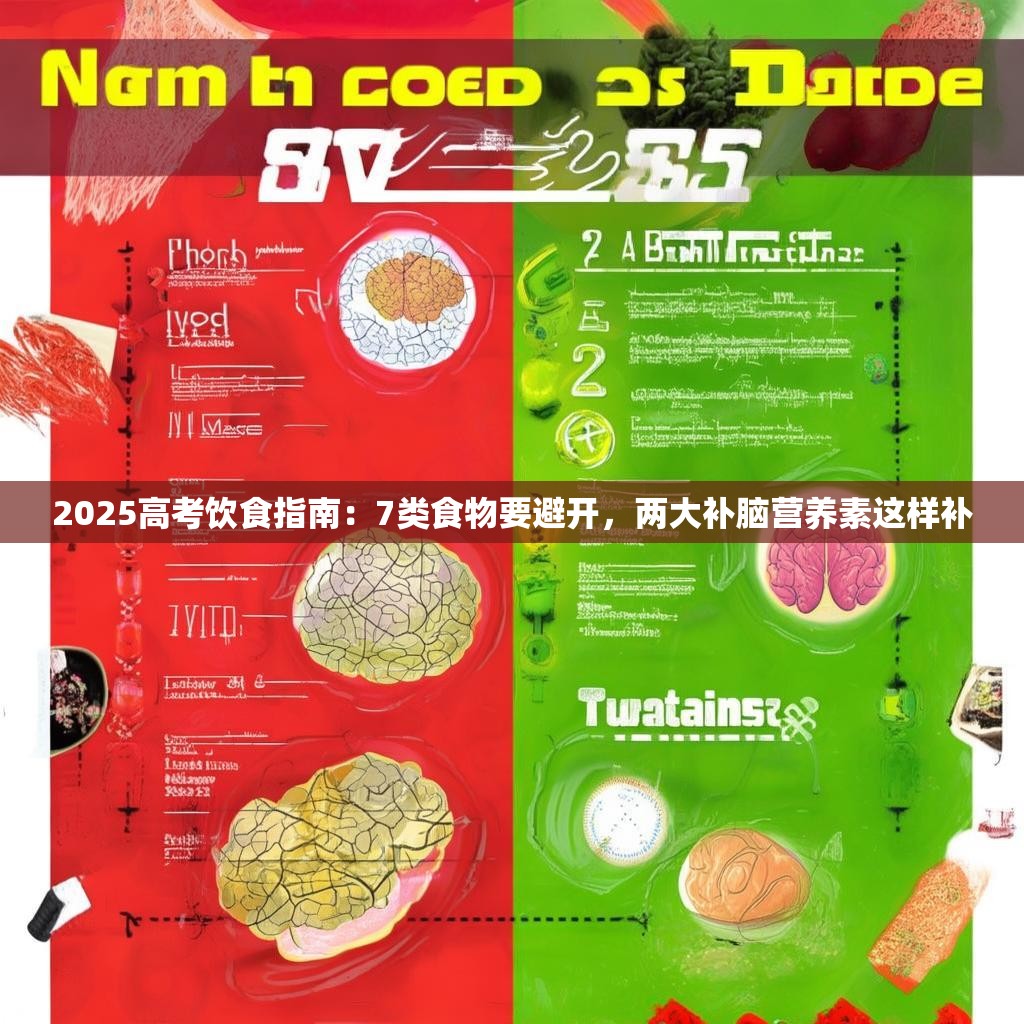 2025高考饮食指南：7类食物要避开，两大补脑营养素这样补