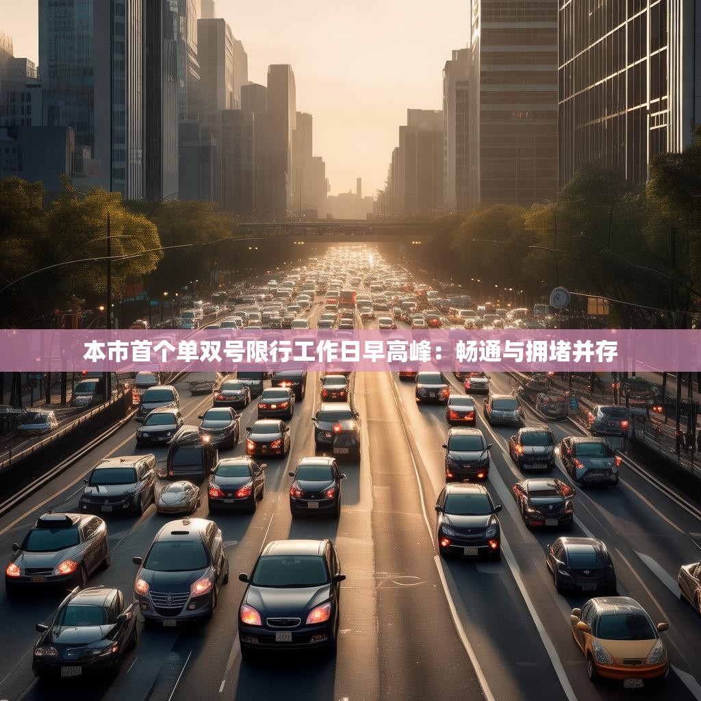 本市首个单双号限行工作日早高峰：畅通与拥堵并存