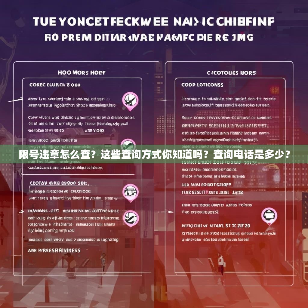 限号违章怎么查？这些查询方式你知道吗？查询电话是多少？