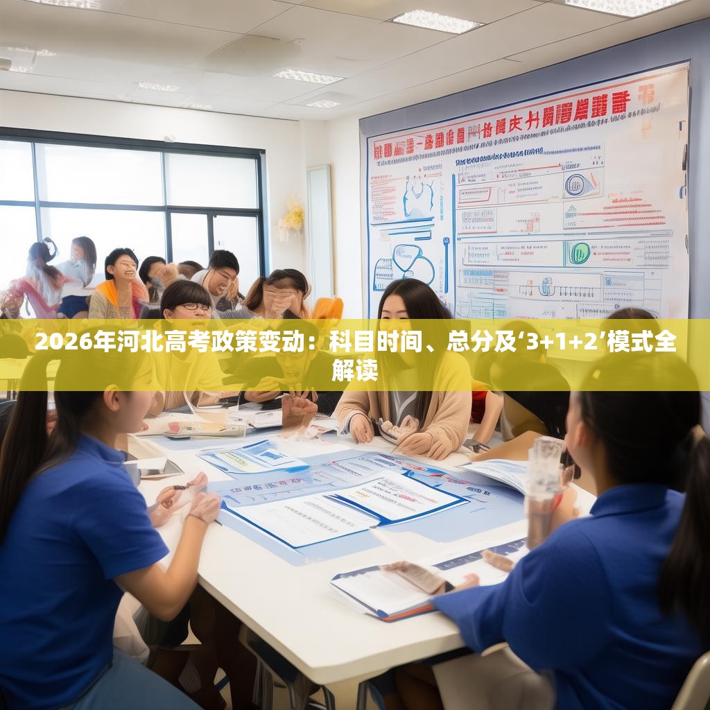 2026年河北高考政策变动：科目时间、总分及‘3+1+2’模式全解读