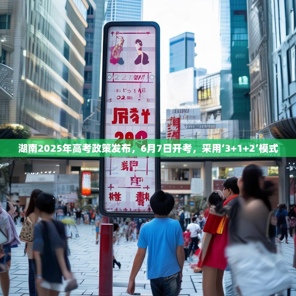湖南2025年高考政策发布，6月7日开考，采用‘3+1+2’模式