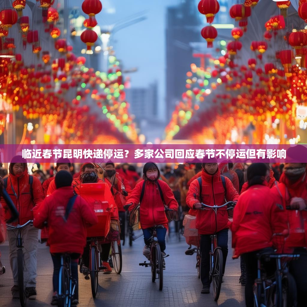 临近春节昆明快递停运？多家公司回应春节不停运但有影响