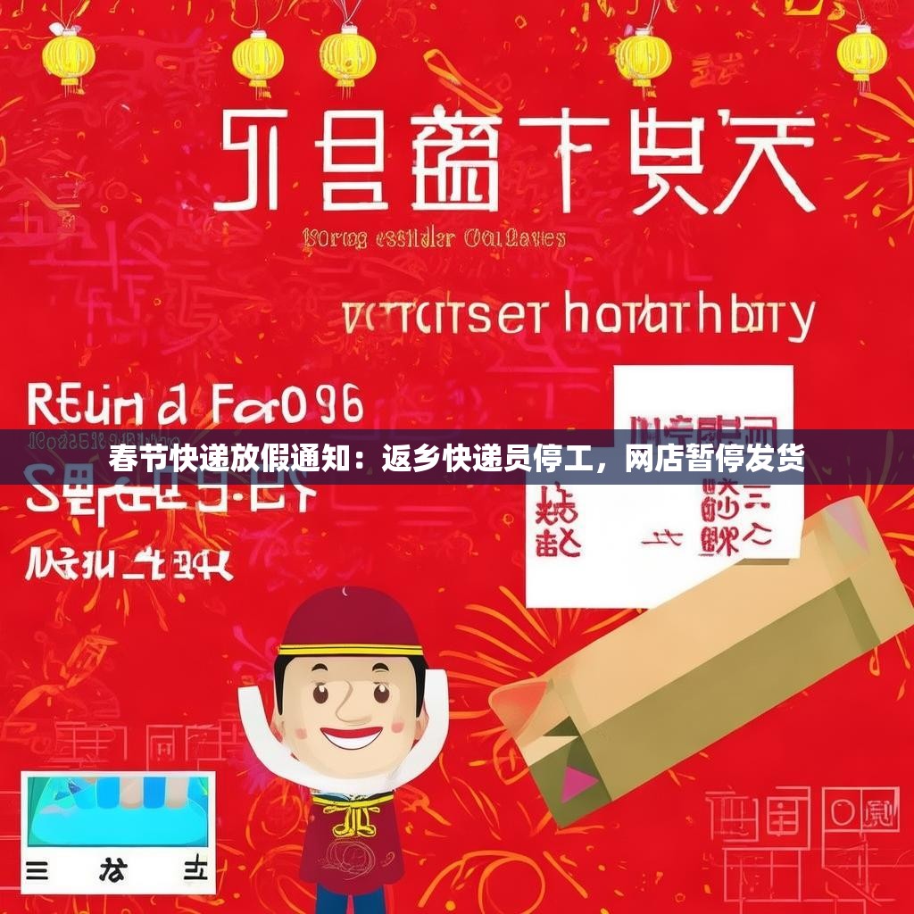 春节快递放假通知：返乡快递员停工，网店暂停发货