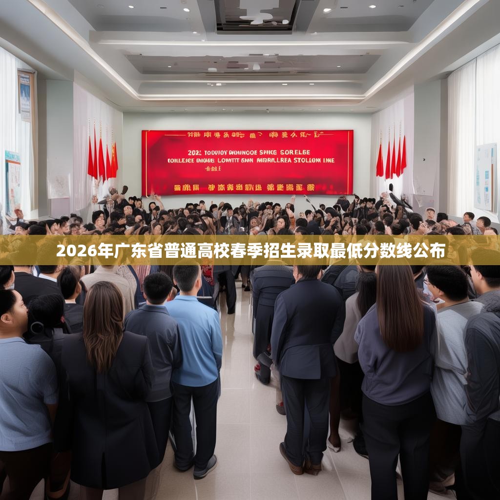 2026年广东省普通高校春季招生录取最低分数线公布