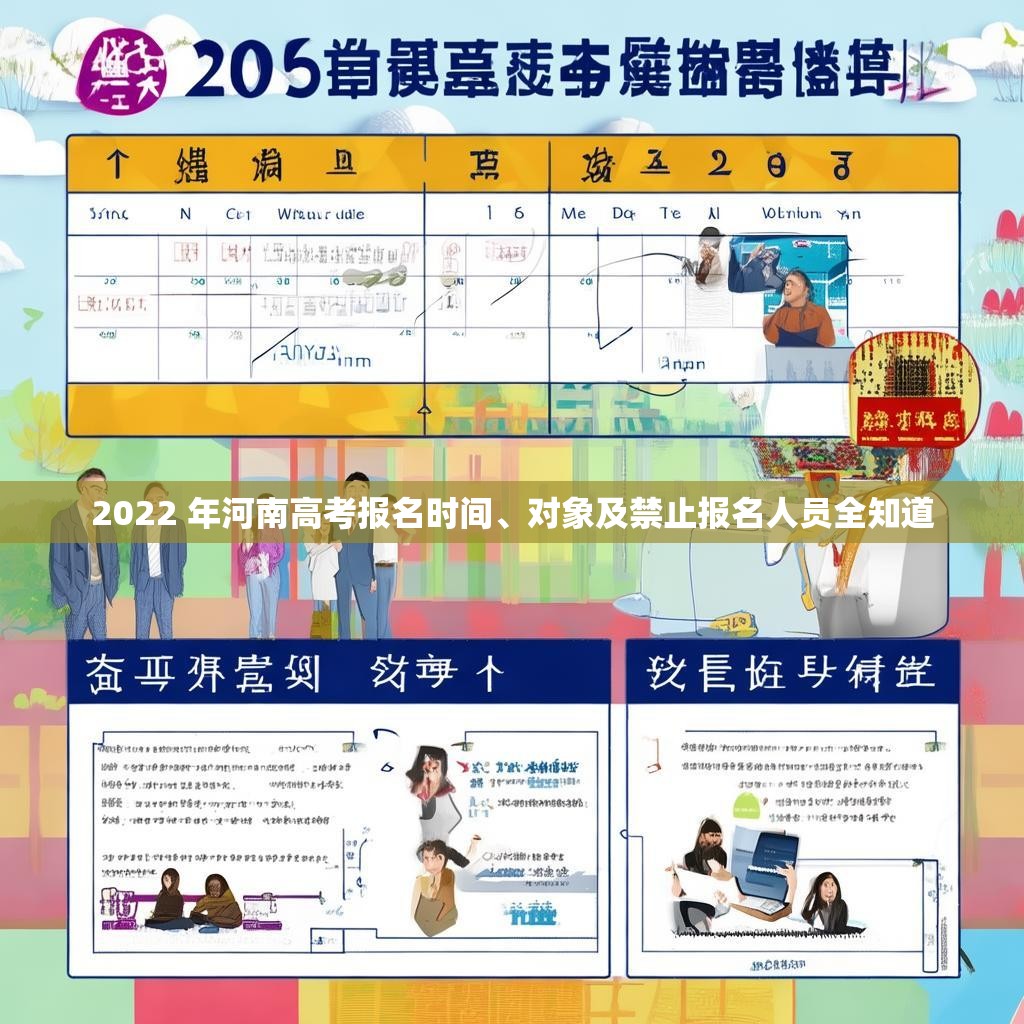 2022 年河南高考报名时间、对象及禁止报名人员全知道