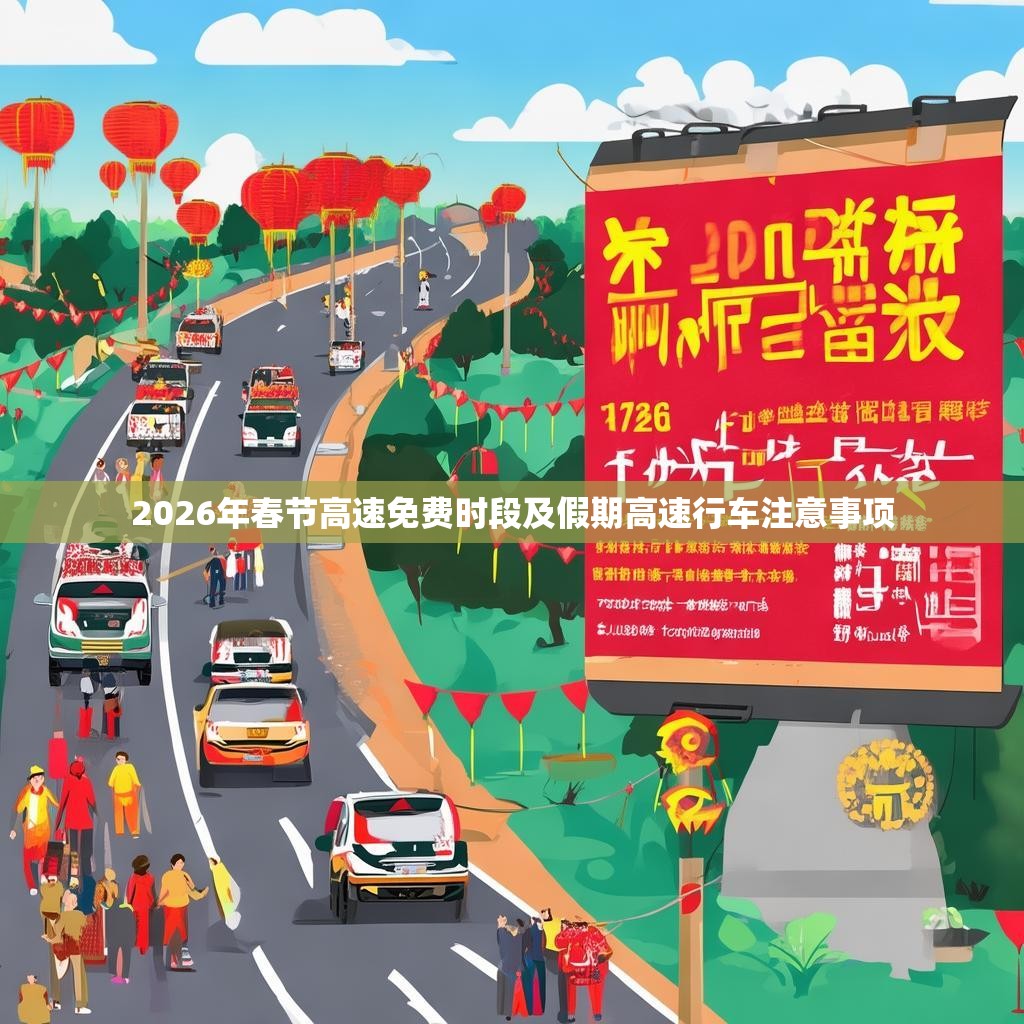 2026年春节高速免费时段及假期高速行车注意事项