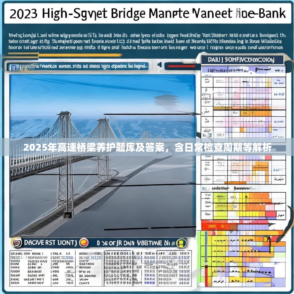 2025年高速桥梁养护题库及答案，含日常检查周期等解析