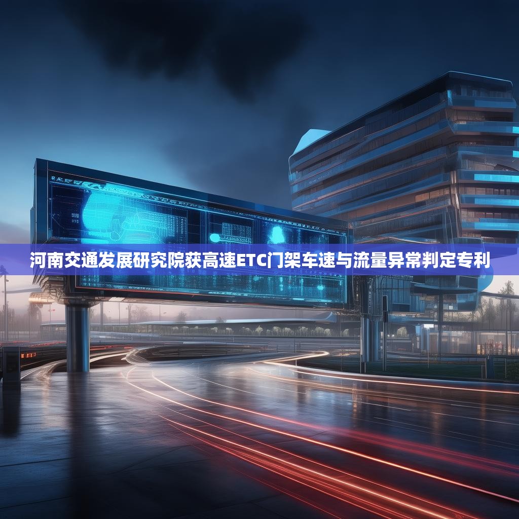河南交通发展研究院获高速ETC门架车速与流量异常判定专利