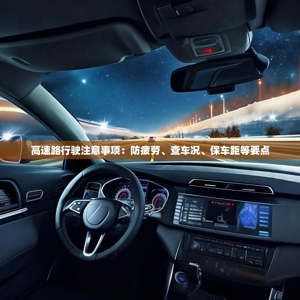 高速路行驶注意事项：防疲劳、查车况、保车距等要点