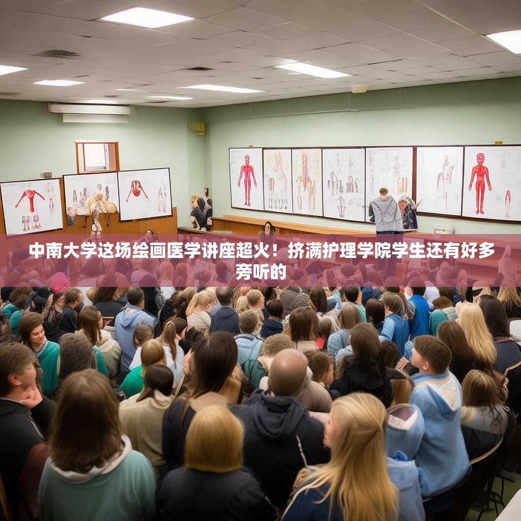 中南大学这场绘画医学讲座超火！挤满护理学院学生还有好多旁听的