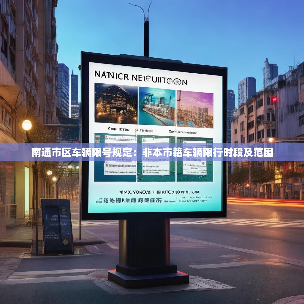 南通市区车辆限号规定：非本市籍车辆限行时段及范围