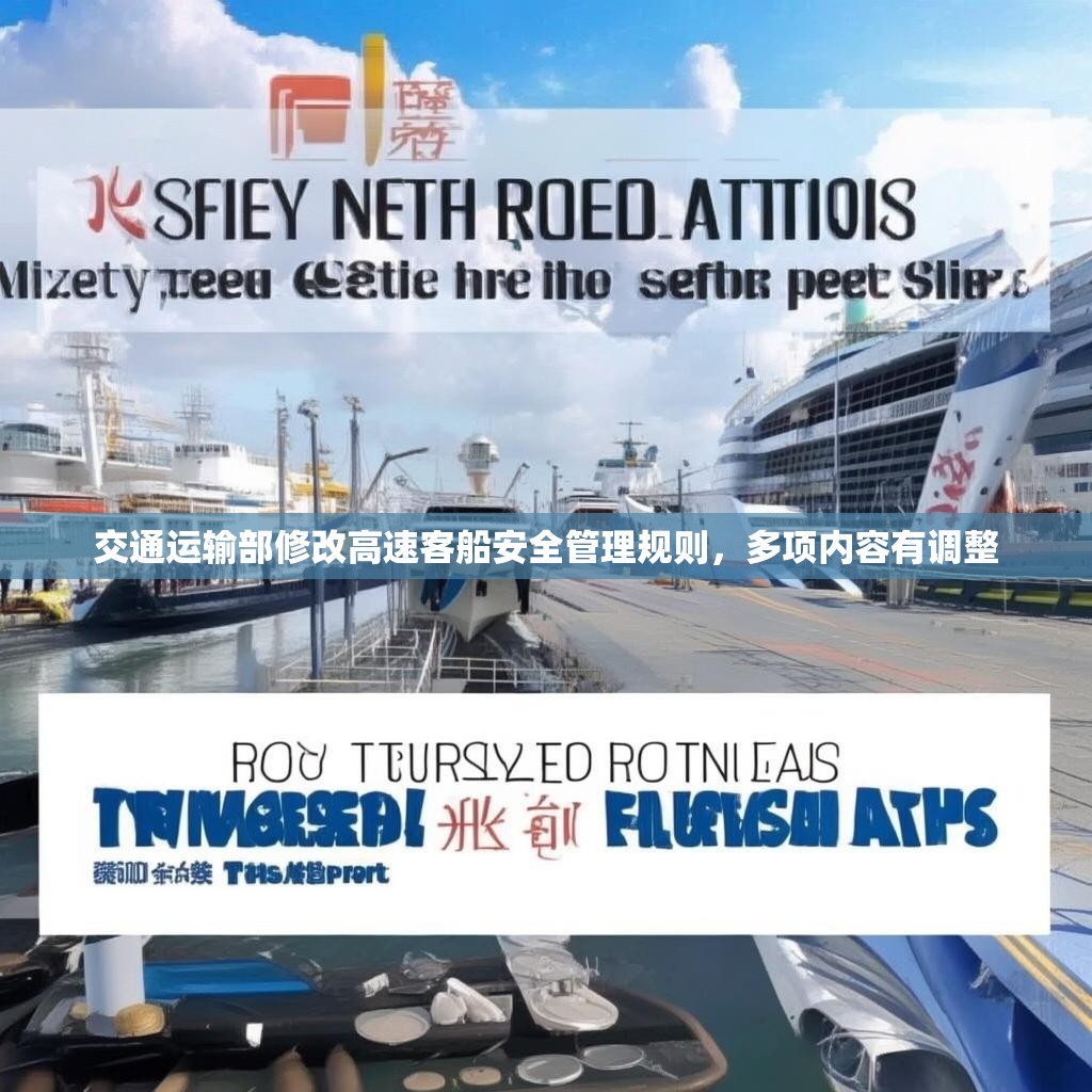 交通运输部修改高速客船安全管理规则，多项内容有调整