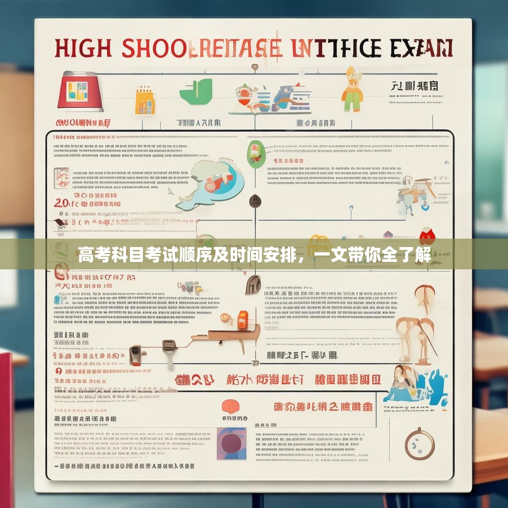 高考科目考试顺序及时间安排，一文带你全了解