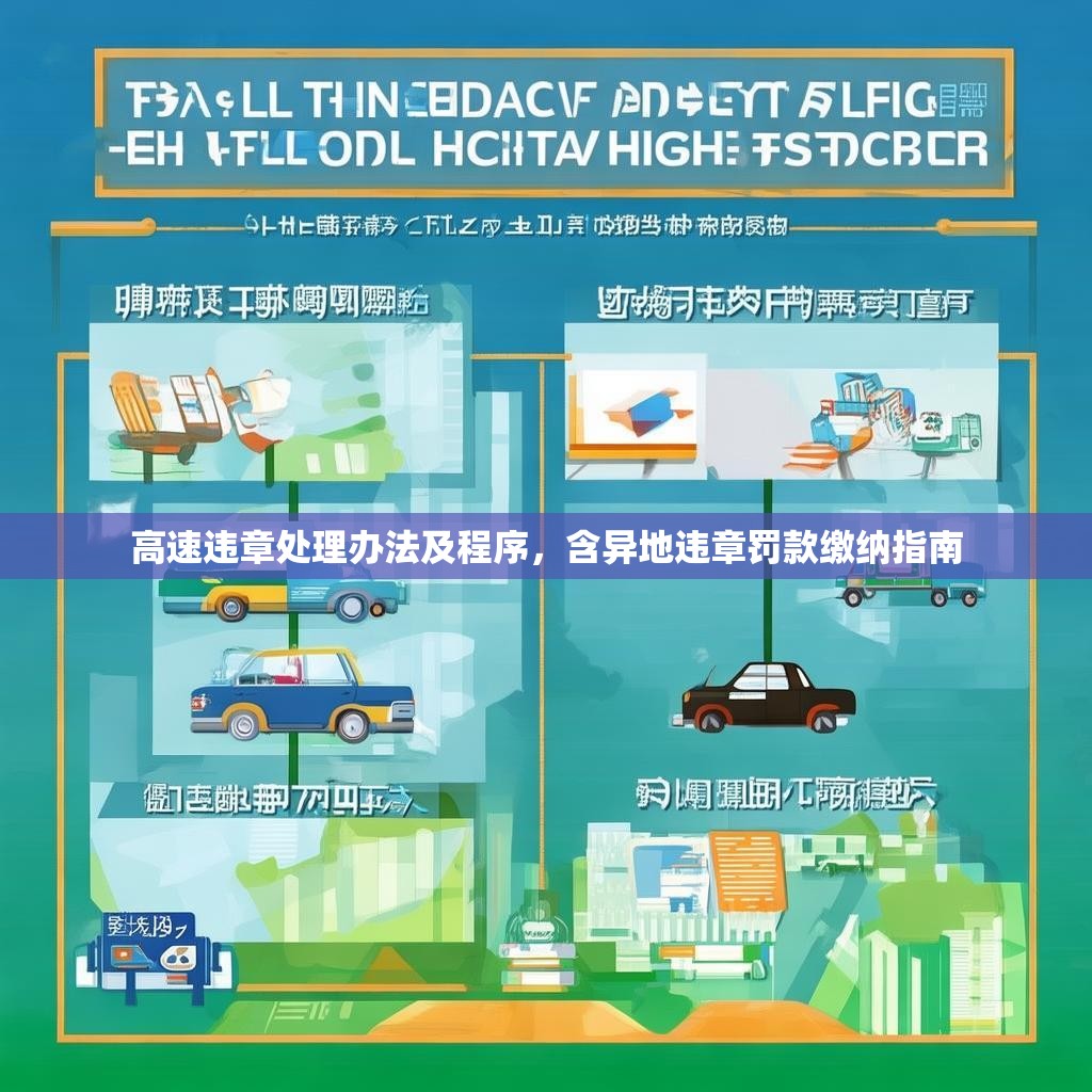 高速违章处理办法及程序，含异地违章罚款缴纳指南