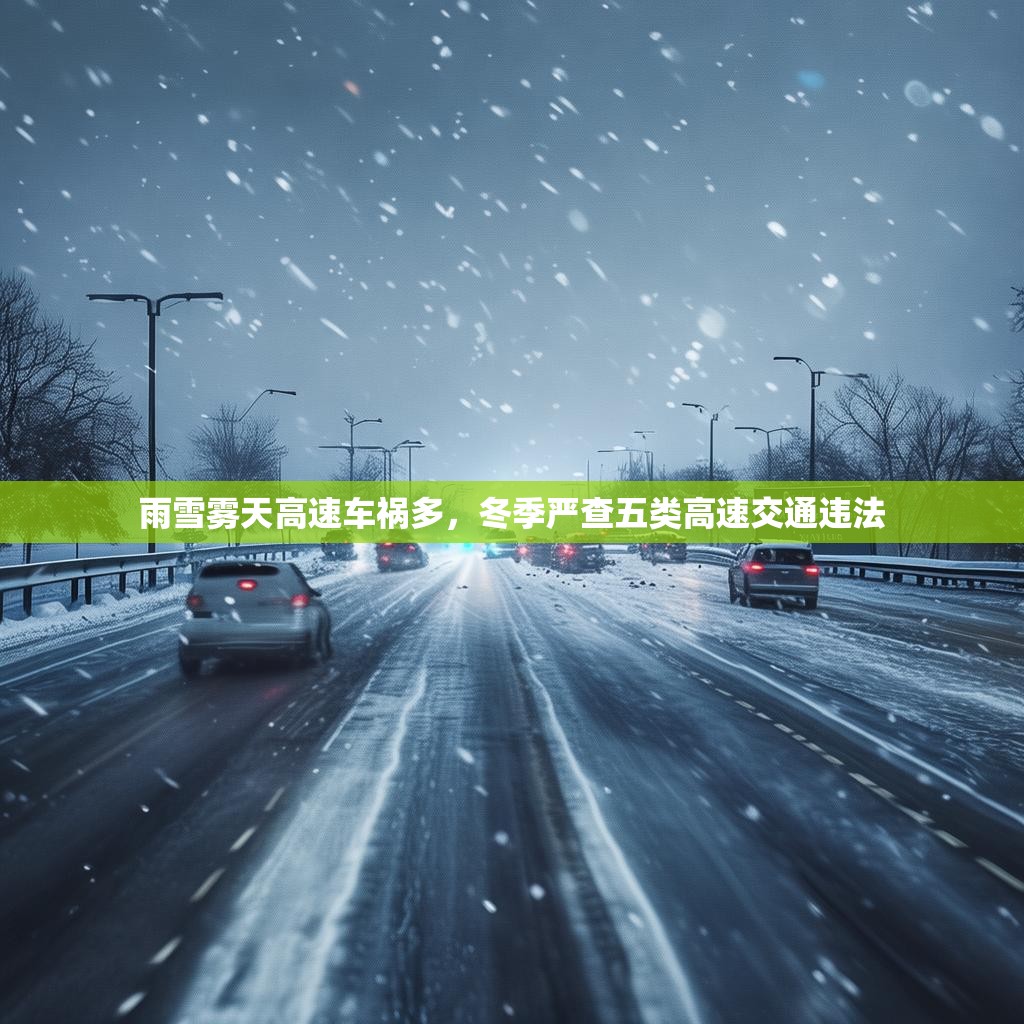 雨雪雾天高速车祸多，冬季严查五类高速交通违法