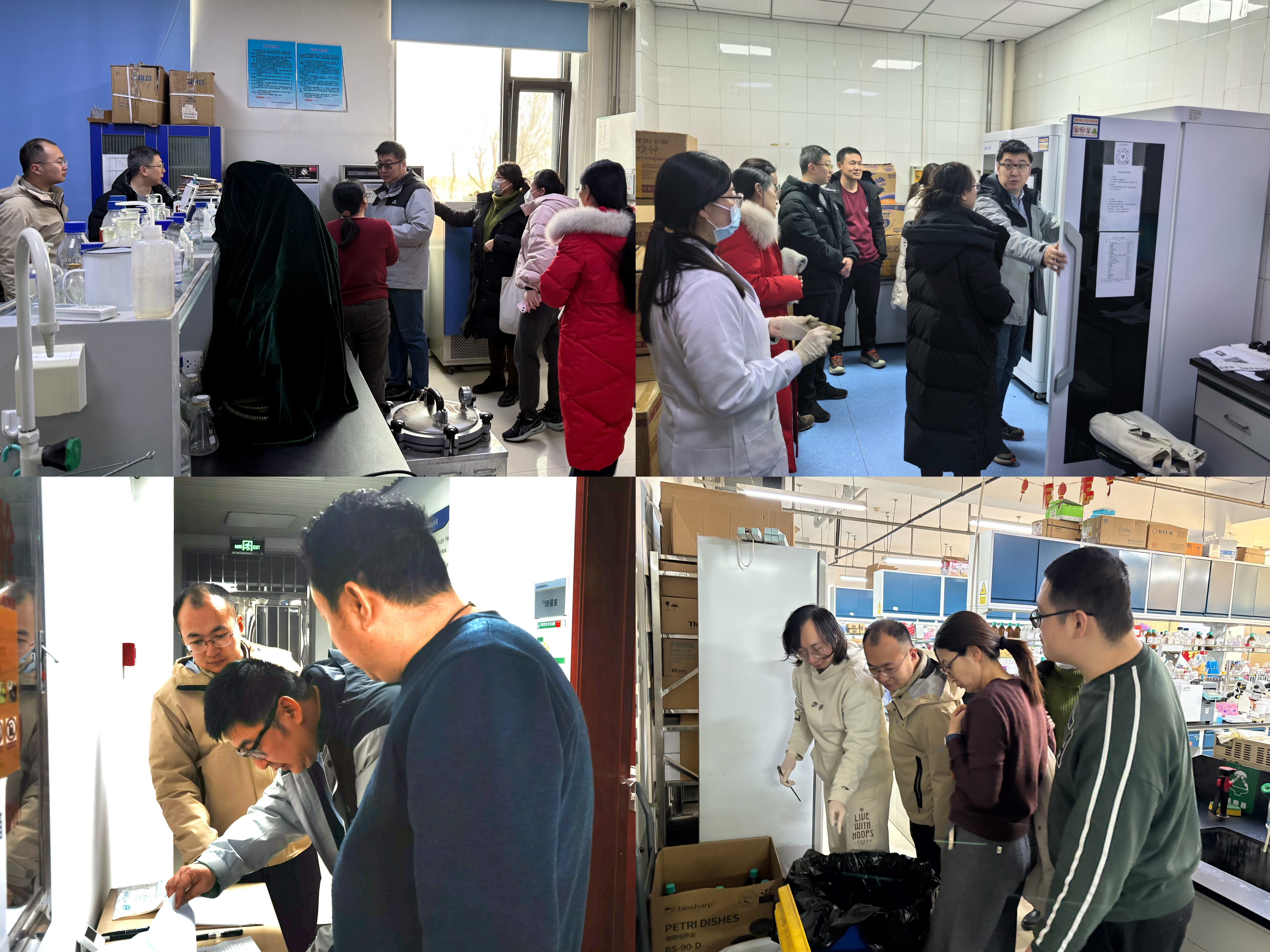 2026年生物学院寒假开展实验室安全专项检查，筑牢安全防线