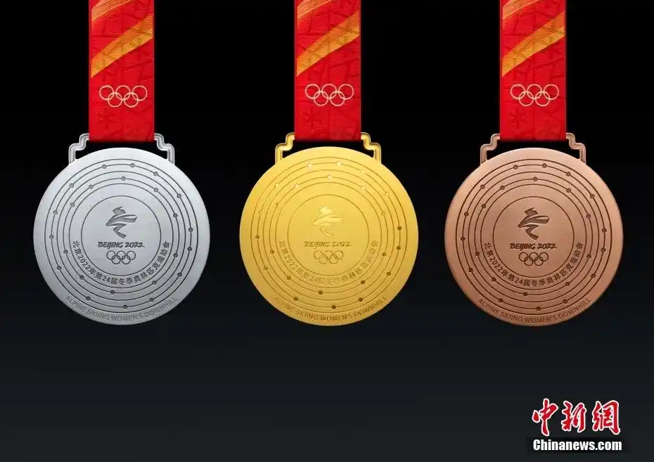北京冬奥会奖牌图案细节_北京2022年冬奥会奖牌设计_冬奥会奖牌