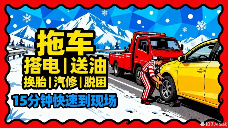 果洛道路救援服务_高速救援_果洛高速拖车救援