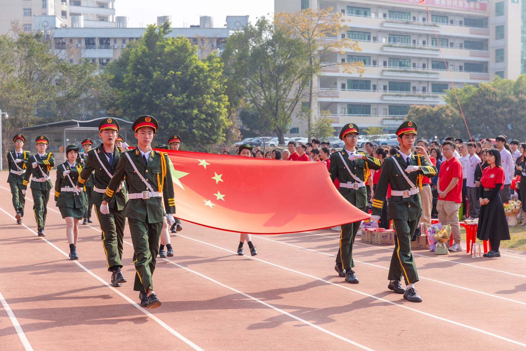 广东博文学校2023届高三成人礼_高考百日冲刺誓师大会_高考冲刺