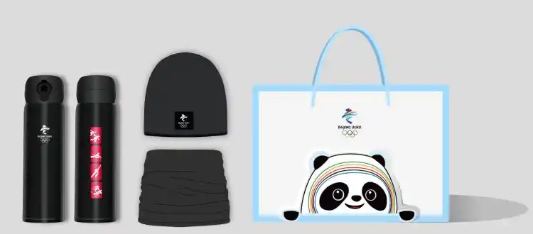 徽章纪念章新品系列_冬奥会会徽_北京冬奥会倒计时100天纪念徽章