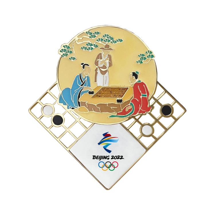 冬奥会会徽_北京冬奥会特许商品徽章_中国体育代表团凯旋纪念限量徽章