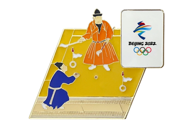 冬奥会会徽_中国体育代表团凯旋纪念限量徽章_北京冬奥会特许商品徽章