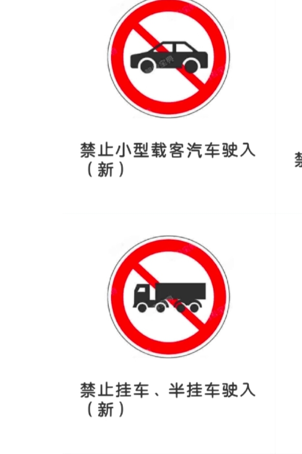 高速交通标志_禁止标线解读_禁令标志识别