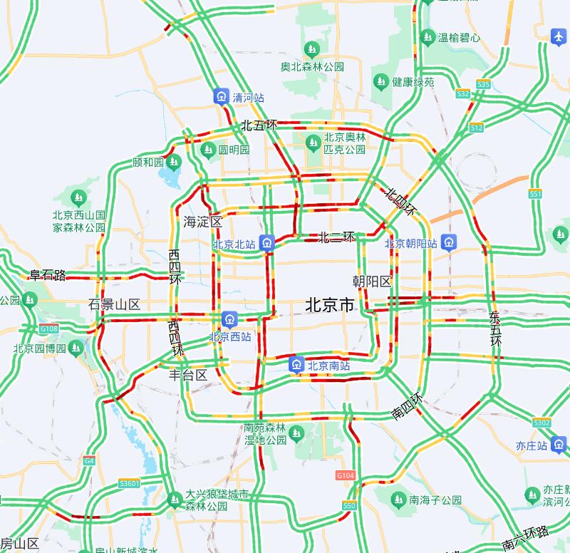 公共交通与限号限行_早高峰通勤出行拥堵路段_北京3月12日限行尾号1和6交通路况