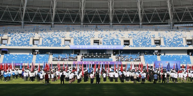 7月河北工程大举办省第21届大运会，众多高校激烈角逐