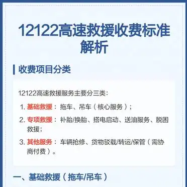 江苏安徽高速拖车吊车免费政策_12122高速救援收费标准解析_高速救援